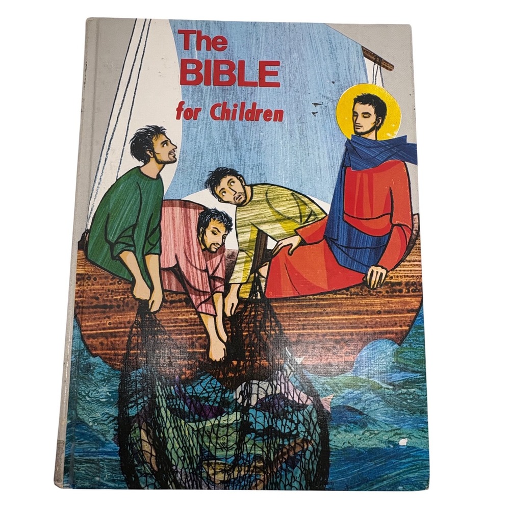 The Bible for Children Daughters of St Paul Hardcover 1977 Illustrated Relg